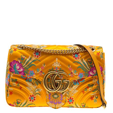 yellow gucci marmont bag|authentic Gucci Marmont bag.